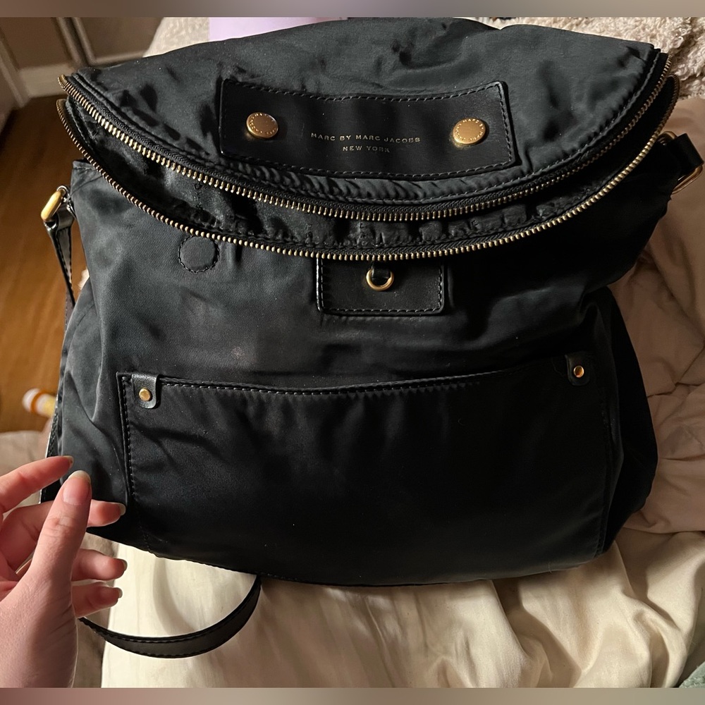 Marc by Marc Jacobs nylon versatile bag for everything. Laptop✅ 34oz bottle✅ etc